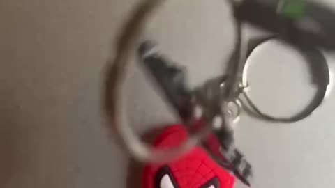 Key Pendant - Spider man can't match Garfield's weight