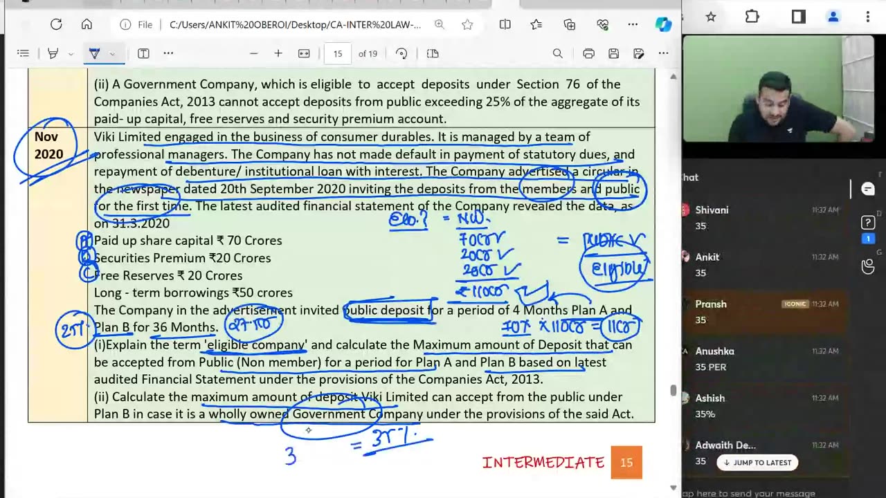 Acceptance of deposit Part-4