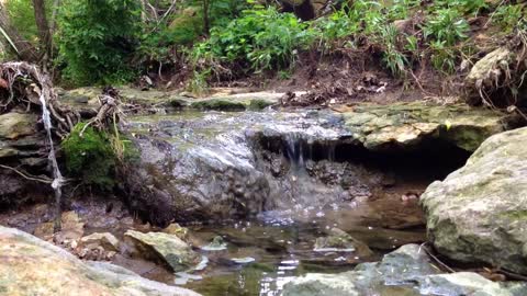 Relaxing River Nature Video Water Stream & Sounds Sleep Study Meditate.