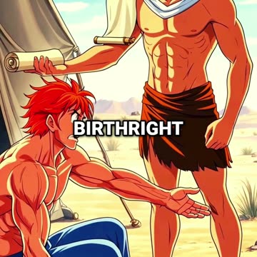 60s Anime Bible: Did Esau Sell His Birthright for a Meal? 🍞#animebible #christian