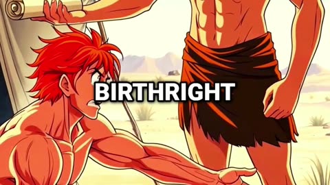 60s Anime Bible: Did Esau Sell His Birthright for a Meal? 🍞#animebible #christian