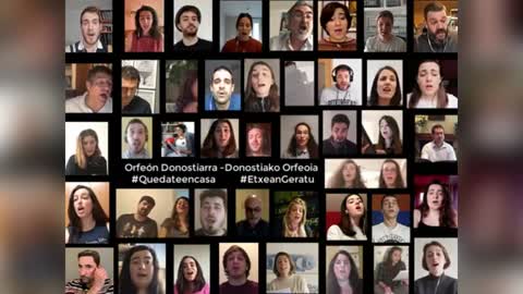 Lockdown Choir Members Sing Hallelujah For COVID Heroes