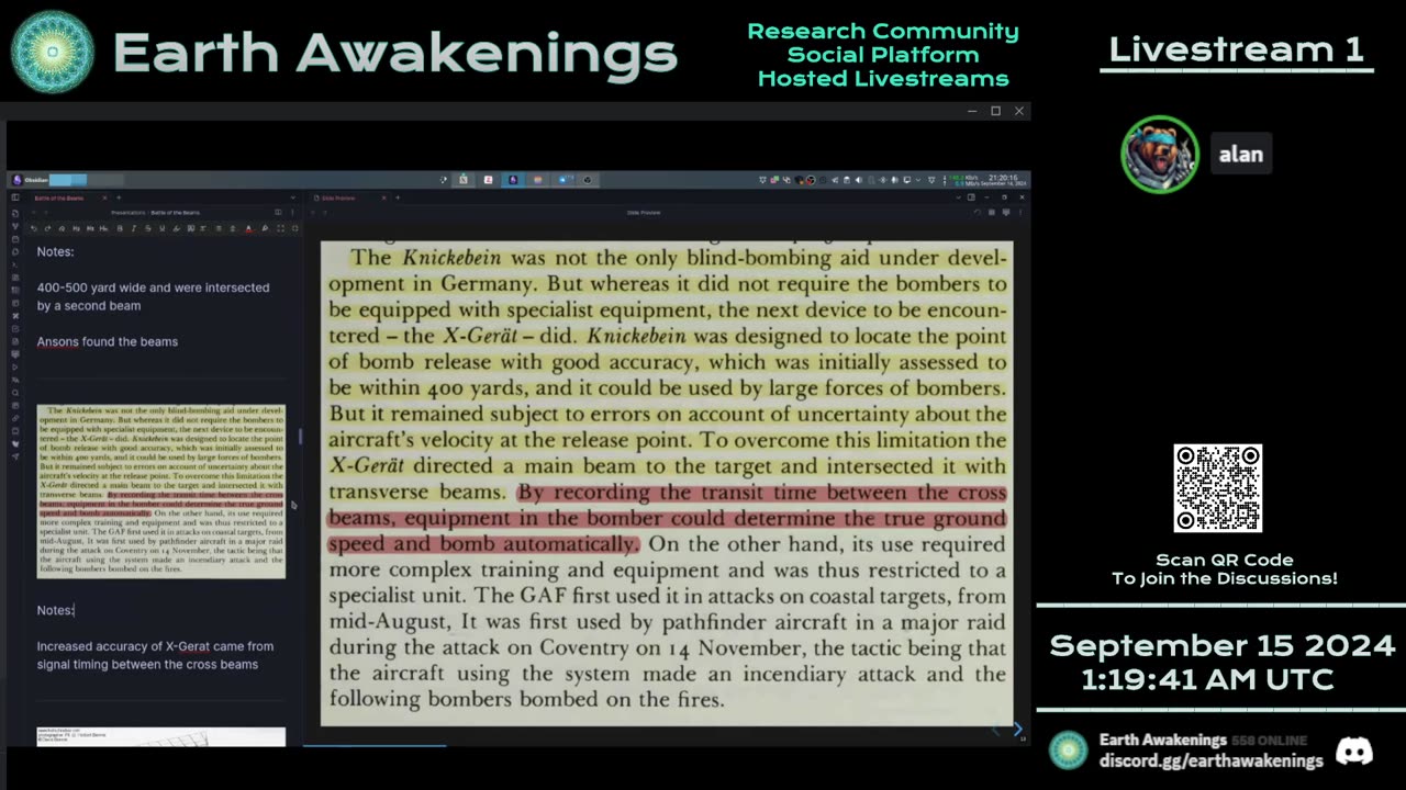 Earth Awakenings - Livestream 1 - #1864 - Live on Rumble/Youtube/X-Twitter/Twitch