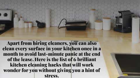 Step by Step Guide to Clean Your Kitchen