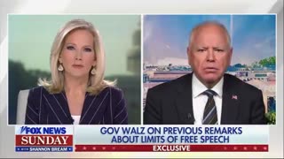 Tim Walz Tells Barefaced Lie: I Never Said There's 'No Guarantee to Free Speech on Misinformation'