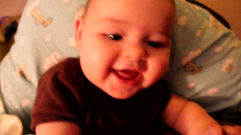 Cute Baby Laughing at life