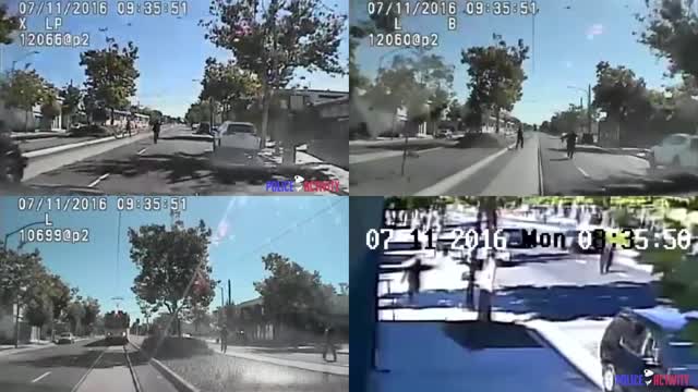 Dashcam Shows Cops Trying To Run Over Man Before Shooting Him