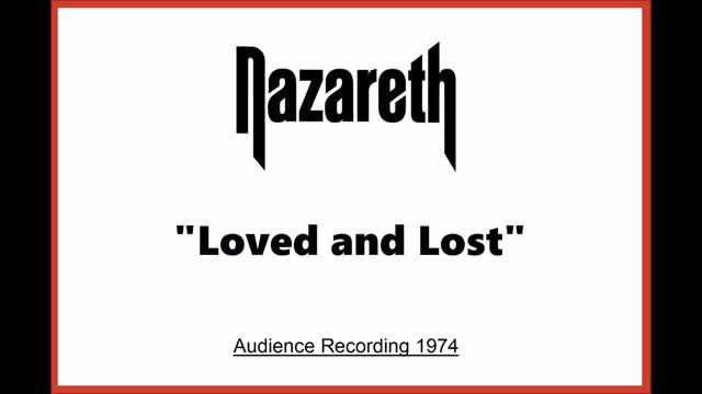 Nazareth - Loved And Lost (Live in Stockholm, Sweden 1974) Audience