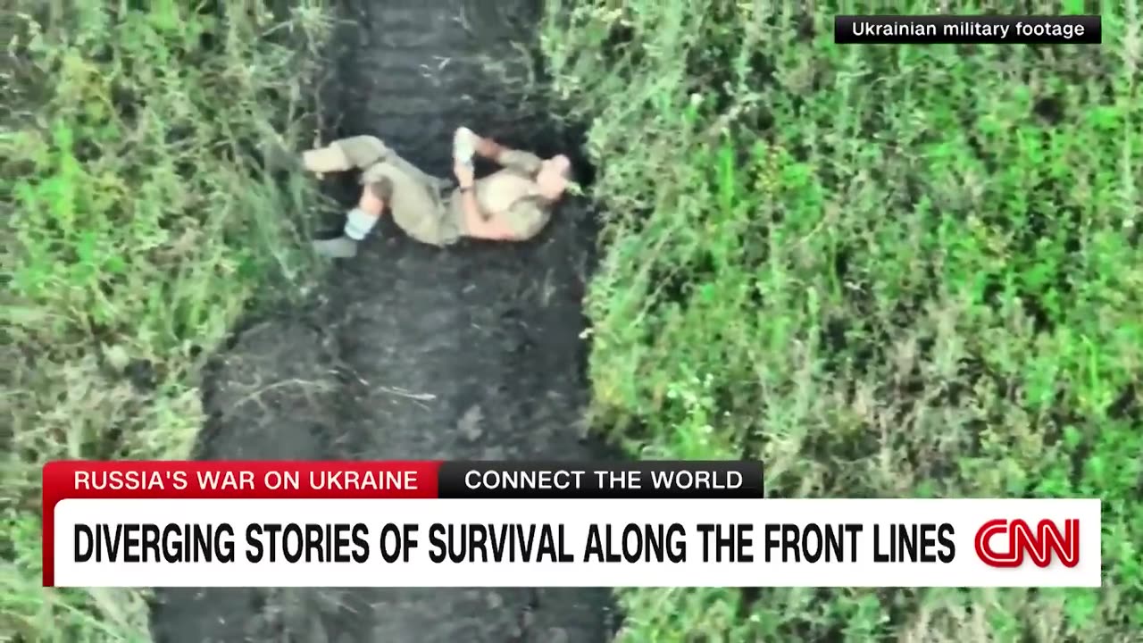 Soldier spotted a drone and thought it was there to kill him. See what drone did instead