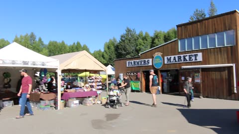 Farmer's Market in Fairbank, Alaska