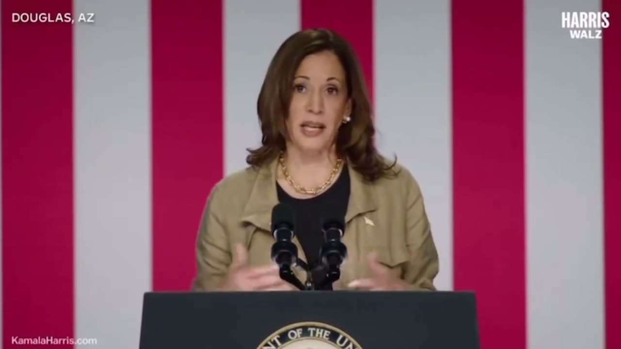 Kamala Harris claims she will secure the border as President