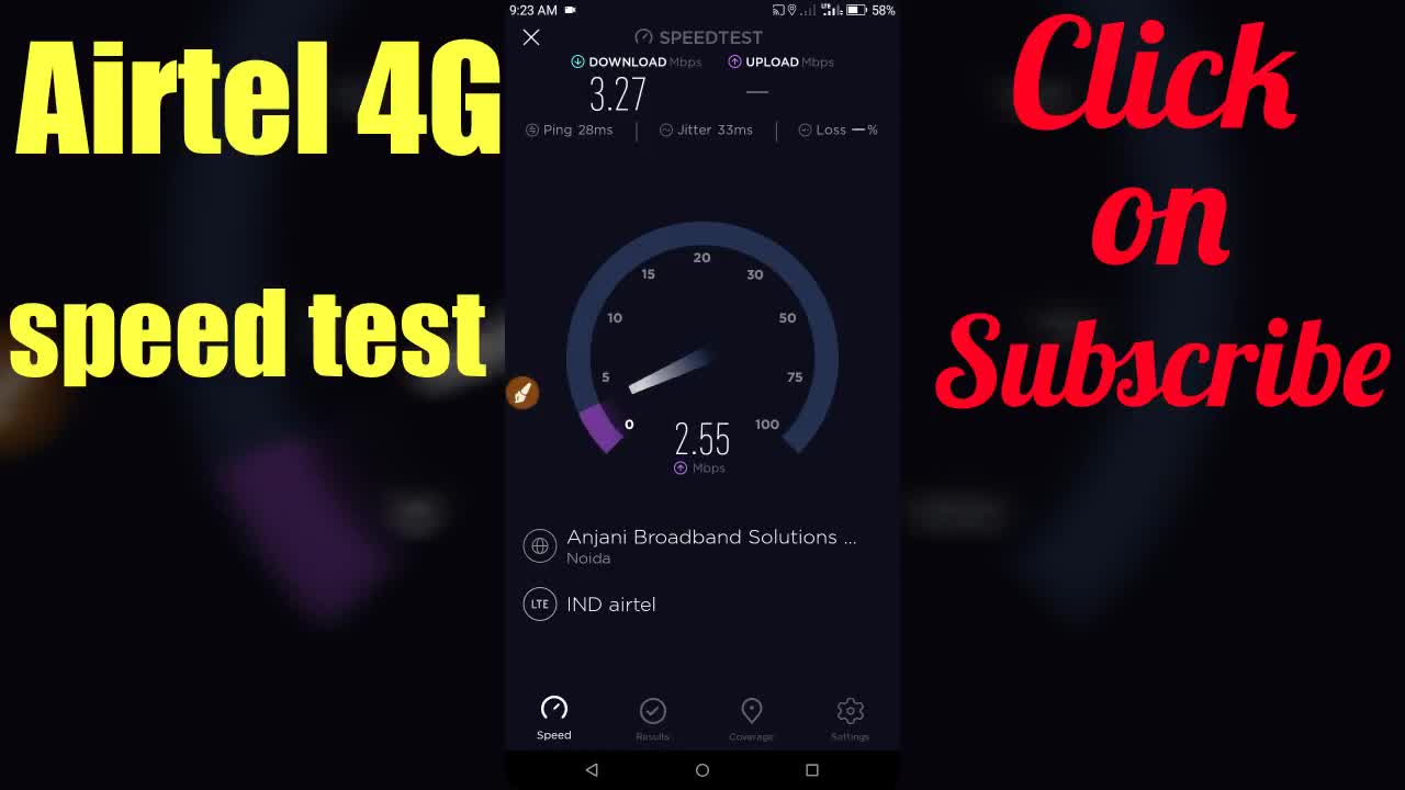 #Speed #test #Airtel #4G test internet speed #Mbps vs #MB,s