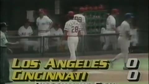 August 4, 1984 - Update on Dodgers-Reds Game