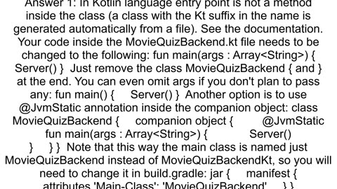 IntelliJ IDEA How to specify main class in Kotlin