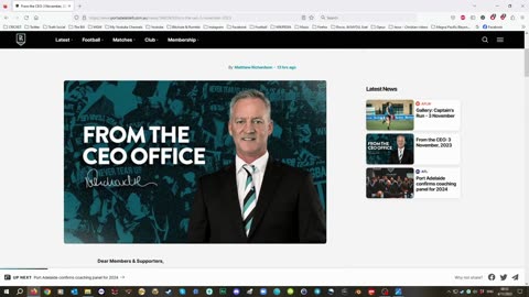 Port Adelaide CEO Matthew Richardson has no common scene and he doesn't know what he is doing