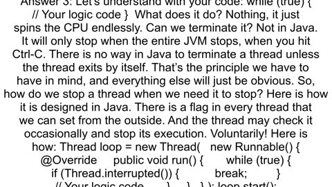 a sleeping Thread is getting interrupted causing loss of connection to db