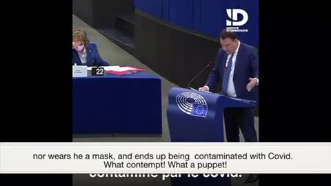 Jean-Lin Lacapelle at the European Parliament, Nov 2021