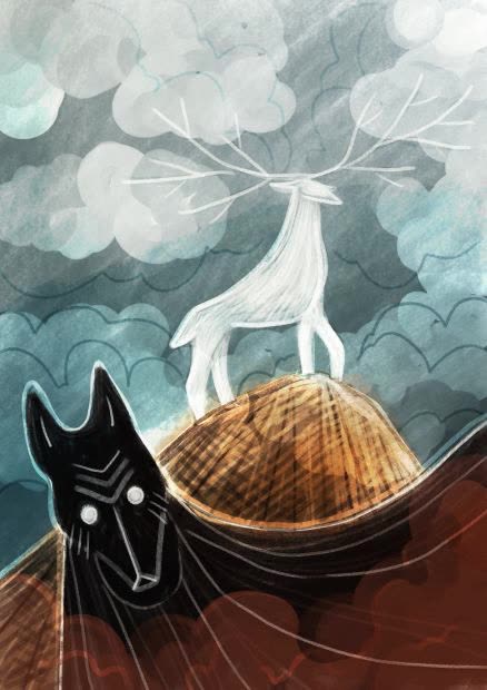 White Deer and Black Wolf