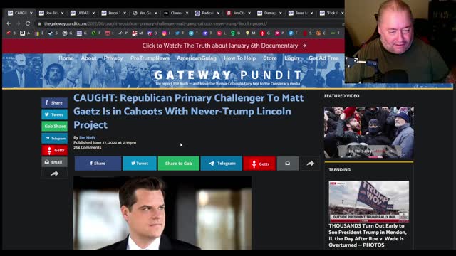 Matt Gaetz's primary challenger is a RINO