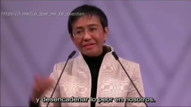 Maria Ressa premio nobel de la paz 2021