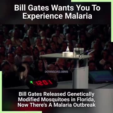 Bill Gates wants everyone to experience Malaria, not just poor people