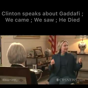 Hillary Clinton: Muammar Gaddafi's Death, Joking and Jesting