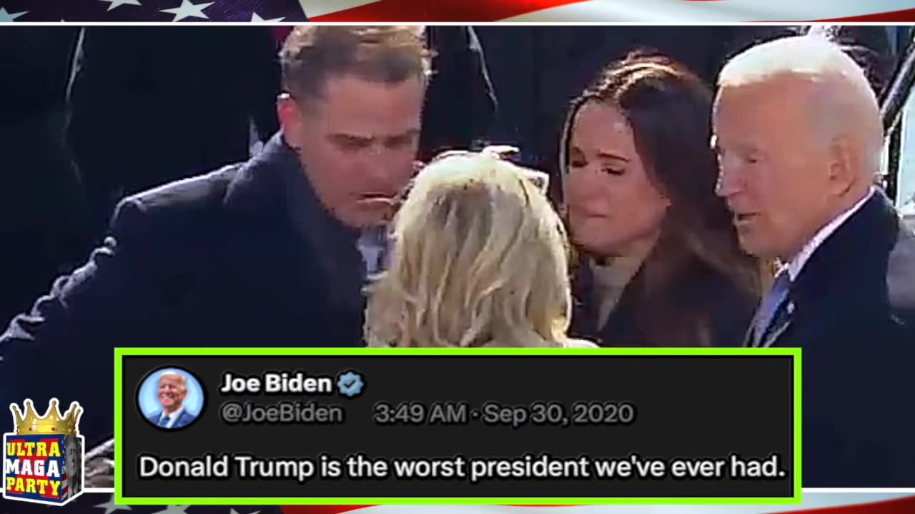 In 2020, Biden tweeted: "Donald Trump is the worst President we've ever had!"....