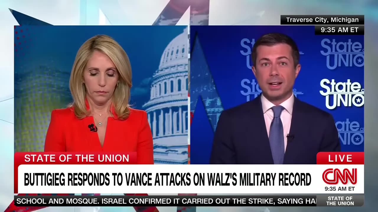 Pete Buttigieg reacts to Vance's comments on Walz's military service