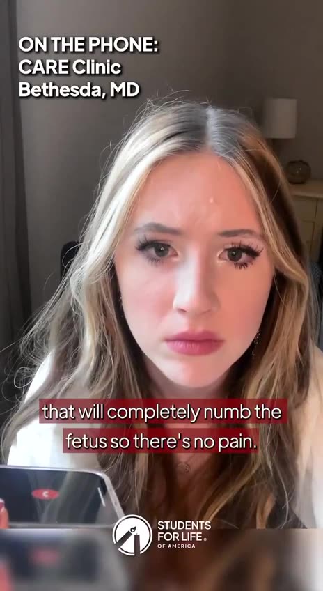 SHOCK VIDEO: Woman calls clinic in Maryland asking for an ab*rtion at 34 months.