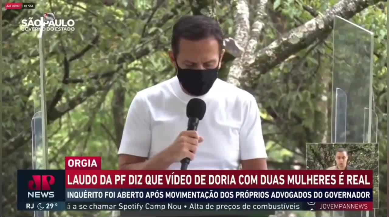 Vídeo de Doria é "desnunado" pela PF