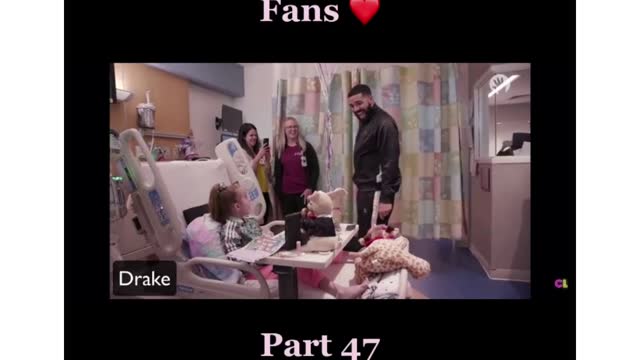 DRAKE SURPRISES SERIOUSLY ILL 11 YEAR OLD LITTLE GIRL, AS HE VISITS HER IN THE HOSPITAL #SHORTS.