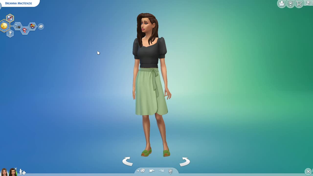 The Sims 4 CAS Create A Sim A Day