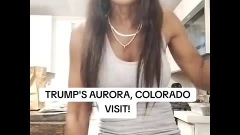 Trump is visiting Aurora, CO. The LIBS are freaking out, and it's glorious🤣🤣