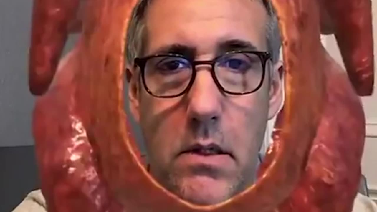 Michael Cohen is turned into a turkey during livestream