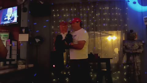 Vance Dykes & Donald Trump @ The Falcon Bar Orlando (October 1, 2024)