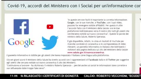 Accordo vergognoso tra Ministero della Salute, Google, YouTube...