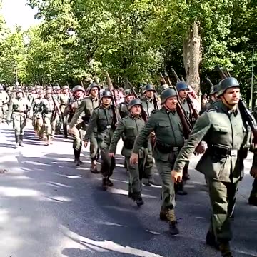 Wehrmacht marching through Estonia again