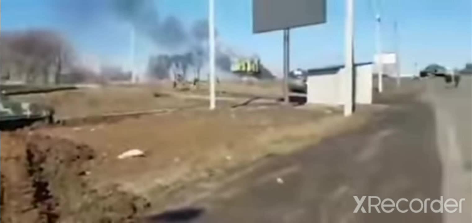 Russia Invades Ukraine Ground footage aftermath