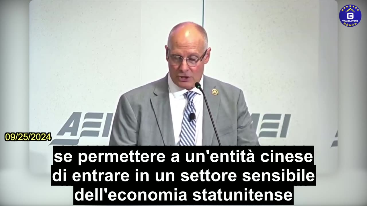 【IT】John Moolenaar propone tre passi per affrontare le armi cariche del PCC