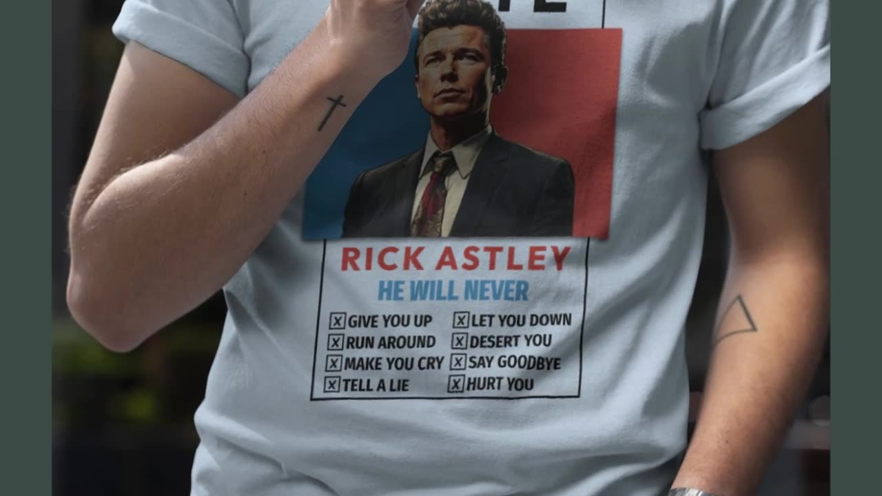 Vote Rick Astley Tee | OUT NOW!