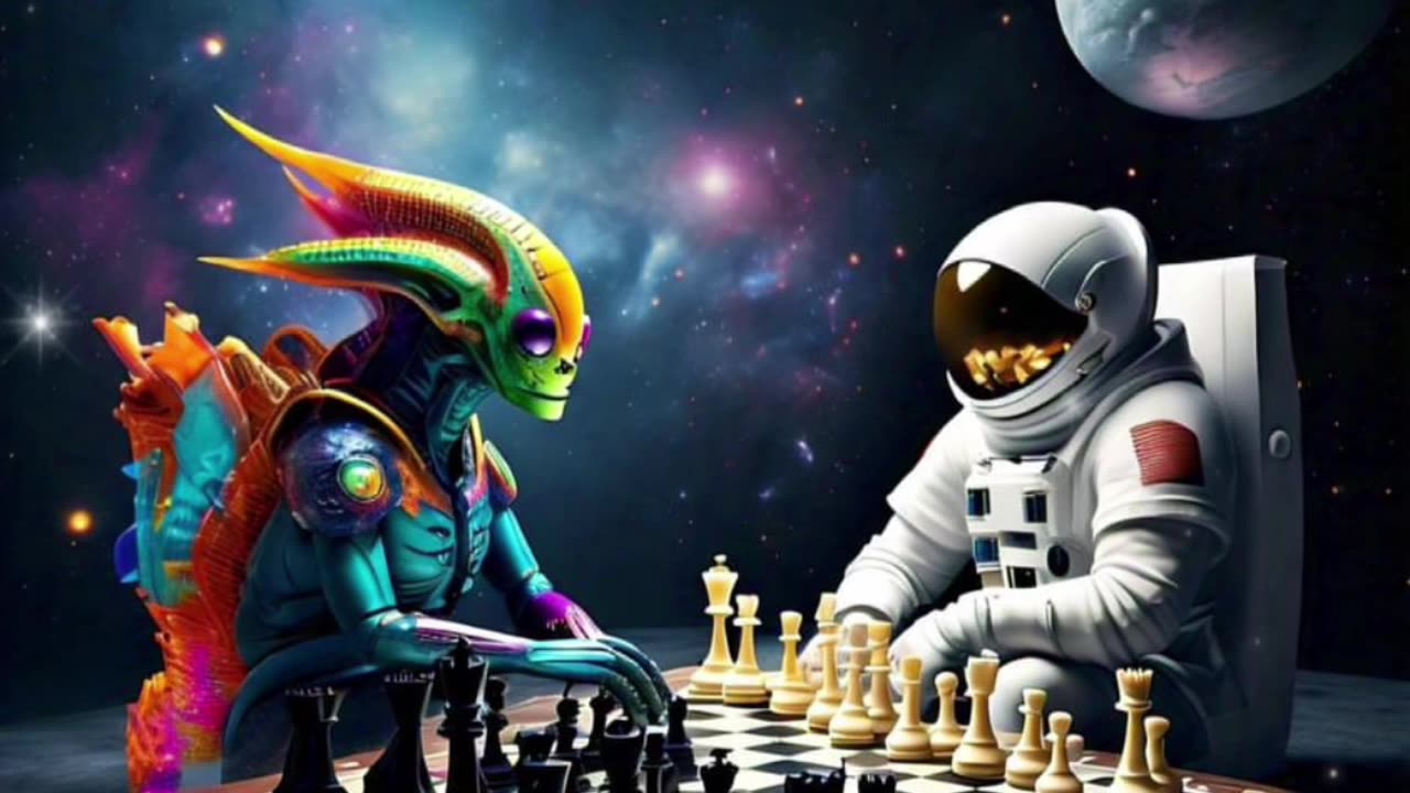 Imagine chess in space