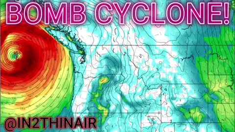 Bomb Cyclone About To Hit West Coast