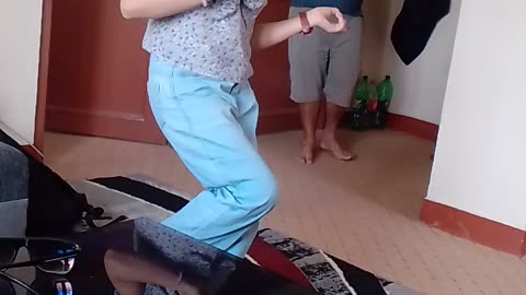 Dance in nepali song by sister