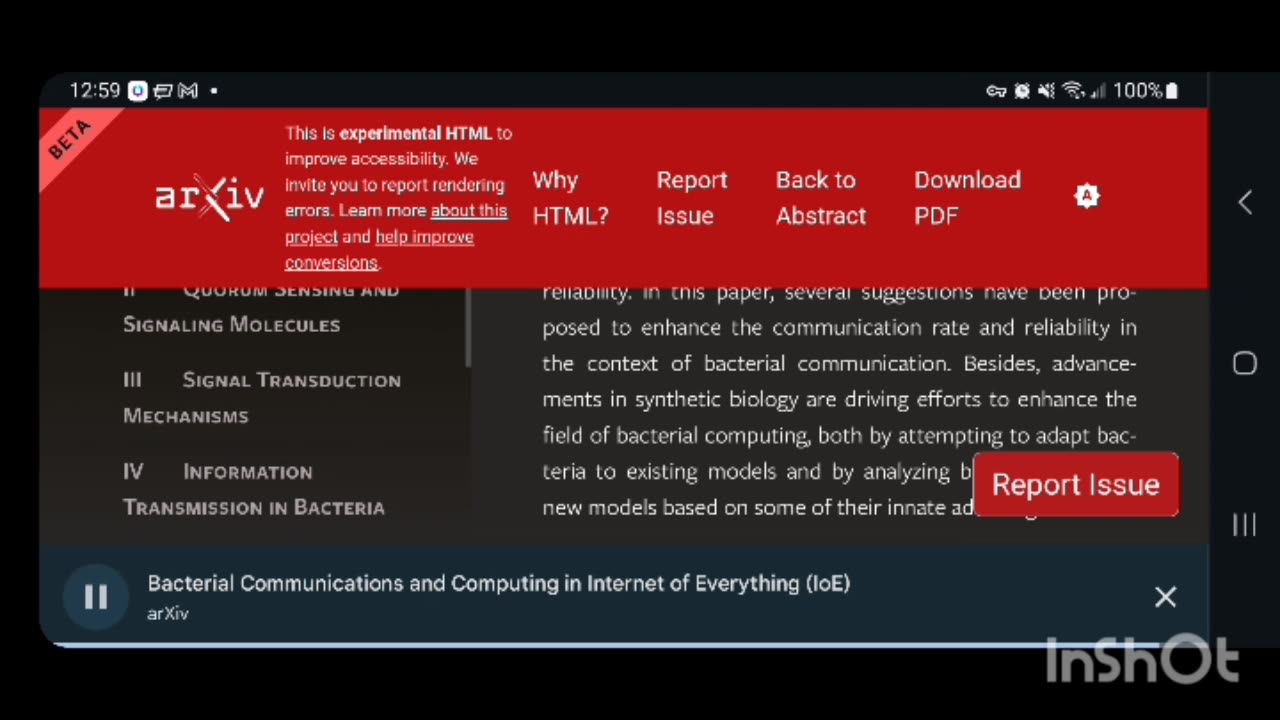 Bacterial Communications and Computing in Internet of Everything (IoE)