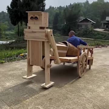 Check out the latest wood robot!.hd