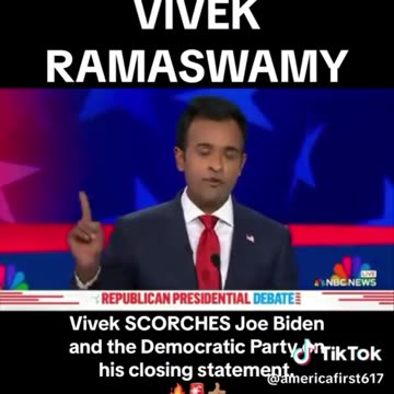 Vivek takes democrats to the wood shed