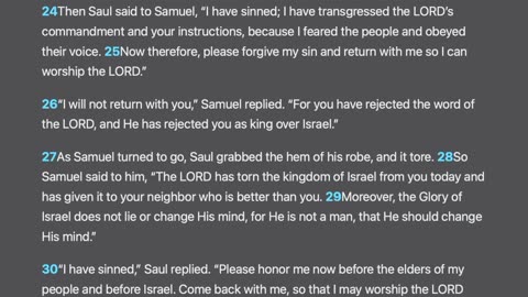 1 Samuel 15