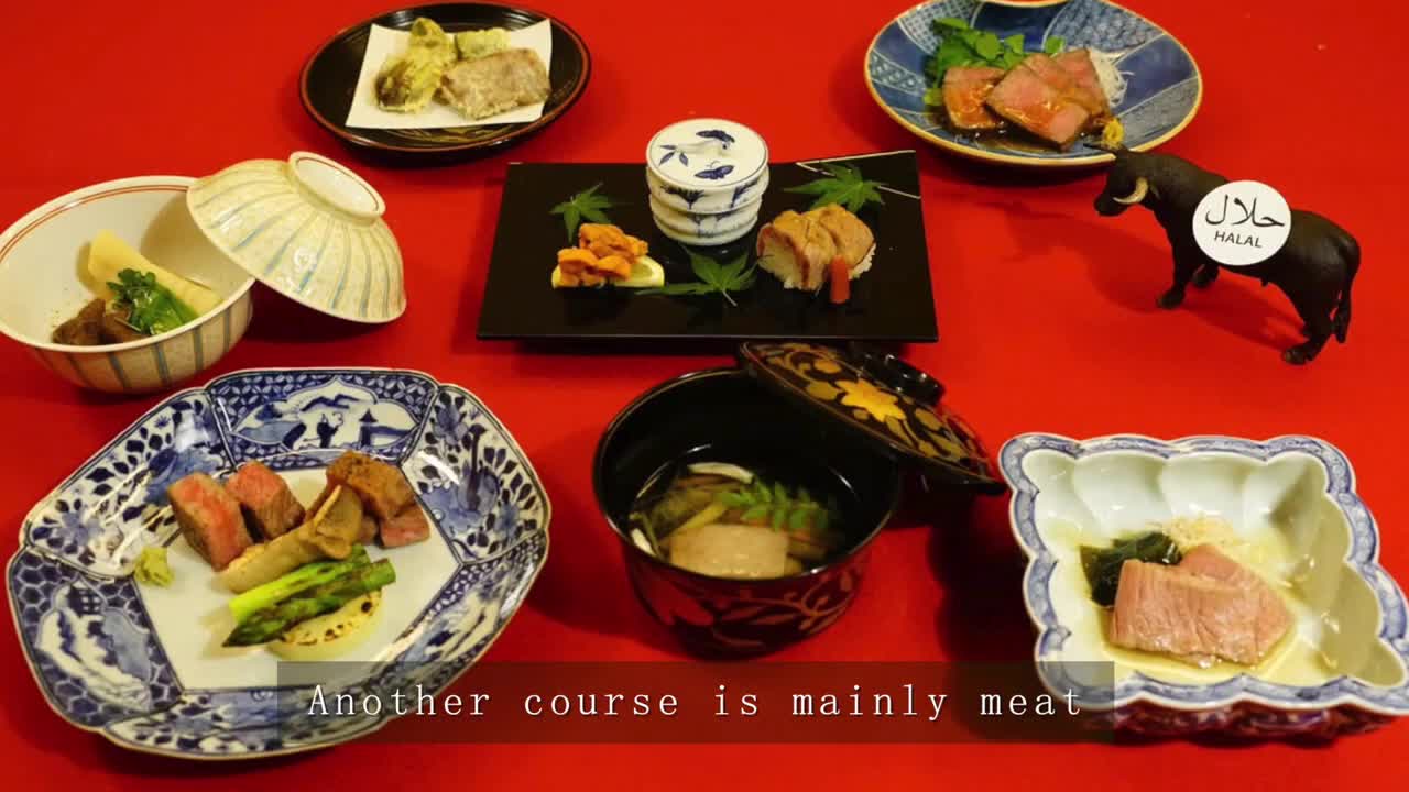 Halal Japanese Traditional Kaiseki-Ryori at the Michelin-starred Halal Restaurant in Kyoto!