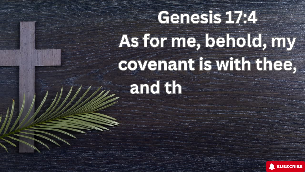 "The Covenant Renewed with Abraham"Genesis 17:4.