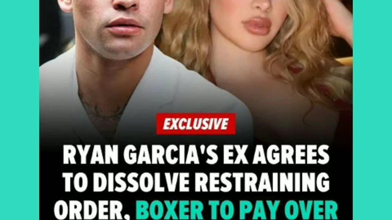 Ryan garcia settling issues with ex 9/8/24